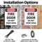 Signmission Fire Door Do Not Prop Open Danger Sign, Plastic, 7in W x 10in L, 2PK OS-2PACK-DS-P-710-V-2147 - alternate 2